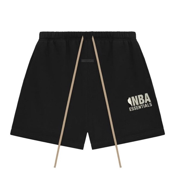 Fear of God Essentials FW 2025 NBA Black Shorts